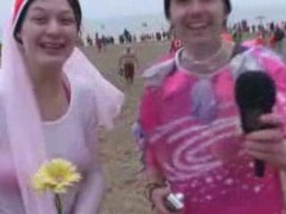 Nieuwjaarsduik Scheveningen 2009