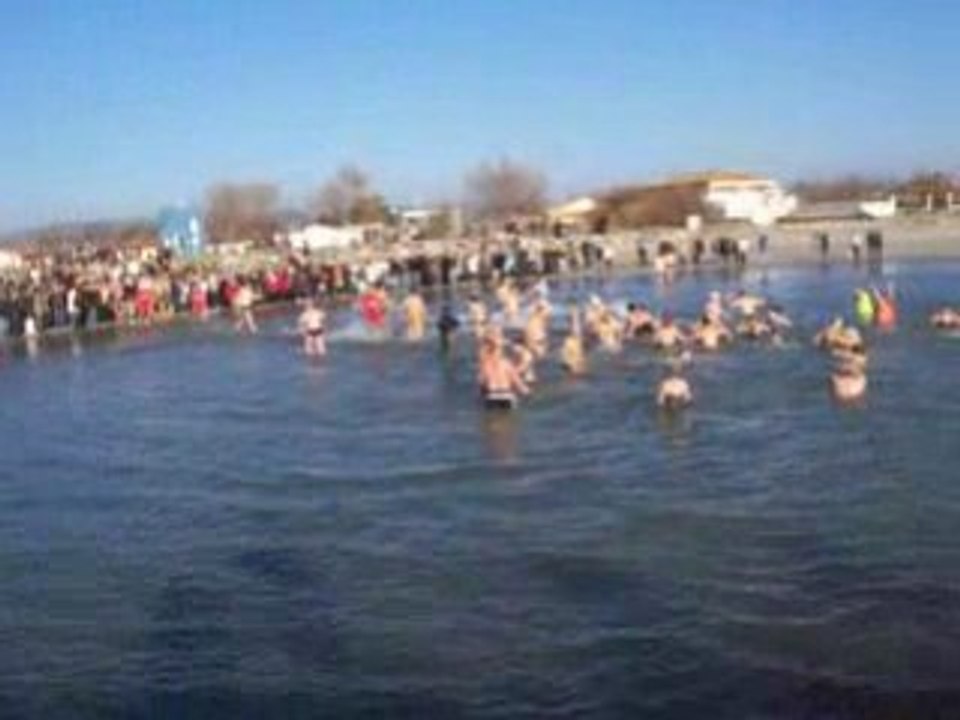 bain du 4 janvier 2009  à Frontignan-plage