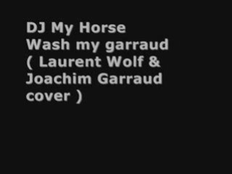 Wash my garraud - Dj My Horse ( electro )