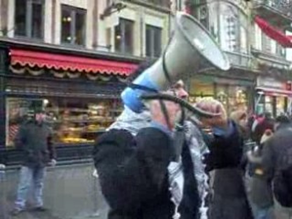 GAZA: Manif à Lille (FRance) pour soutenir gaza