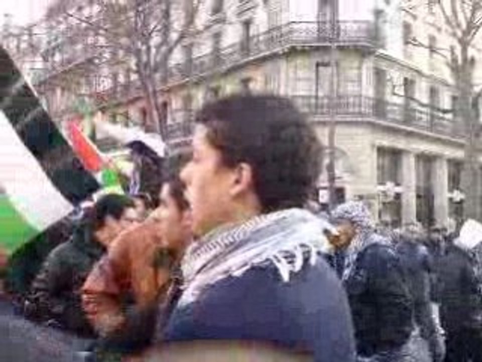 manifestation de soutien à Gaza et Hamas 03 janvier 2009