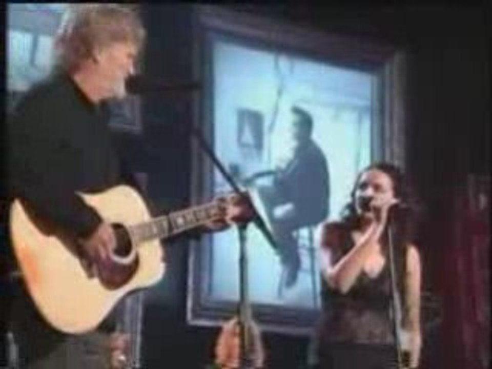 Hommage a Johnny Cash-Nora Jones et Kris Kristofferson.
