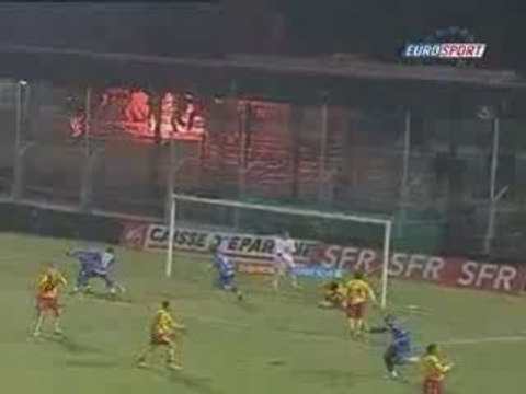 Louhans-cuiseaux 0 - 1 troyes le but coupe de france