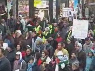 Mobilisation contre le terrorisme de l'état d'Israel