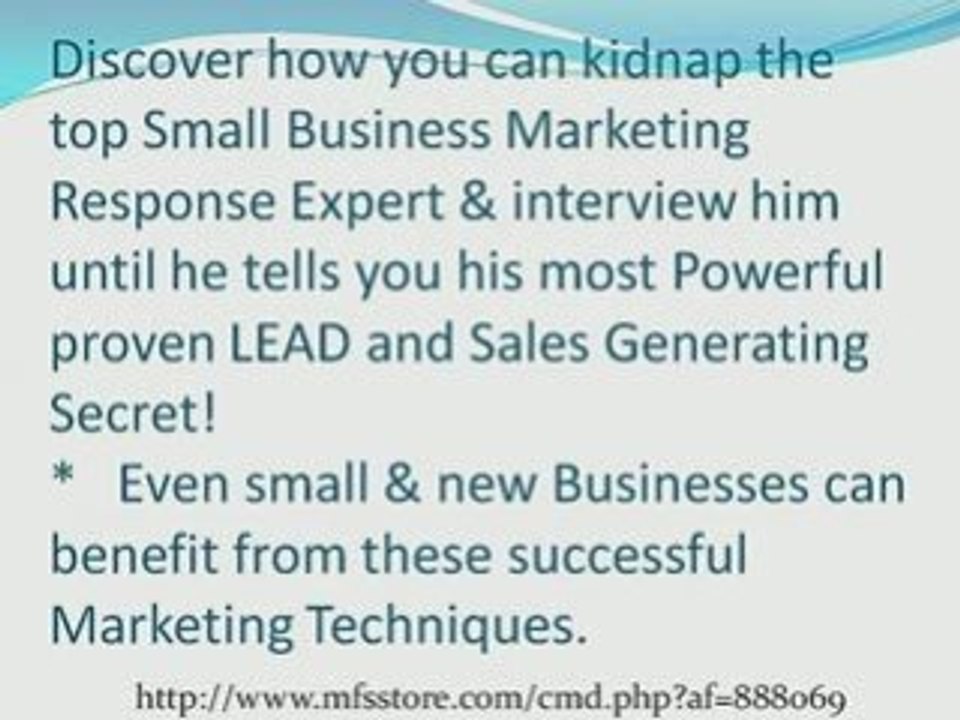 15 Second Marketing, get new Leads & more Sales immediately.