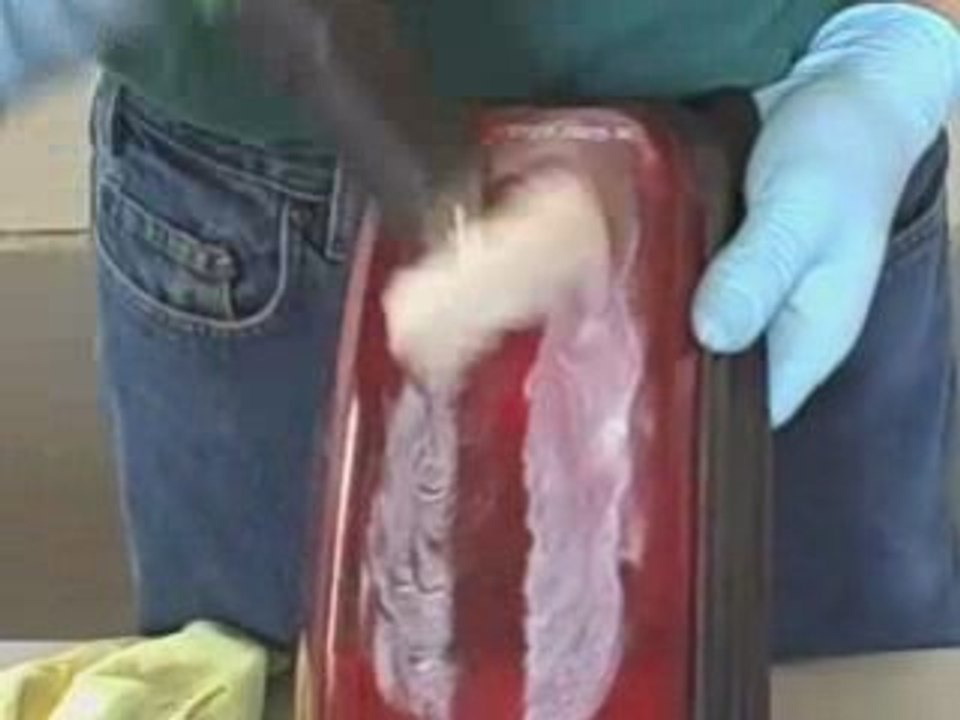 Cleaning a Tail Light Using Autosol Polish