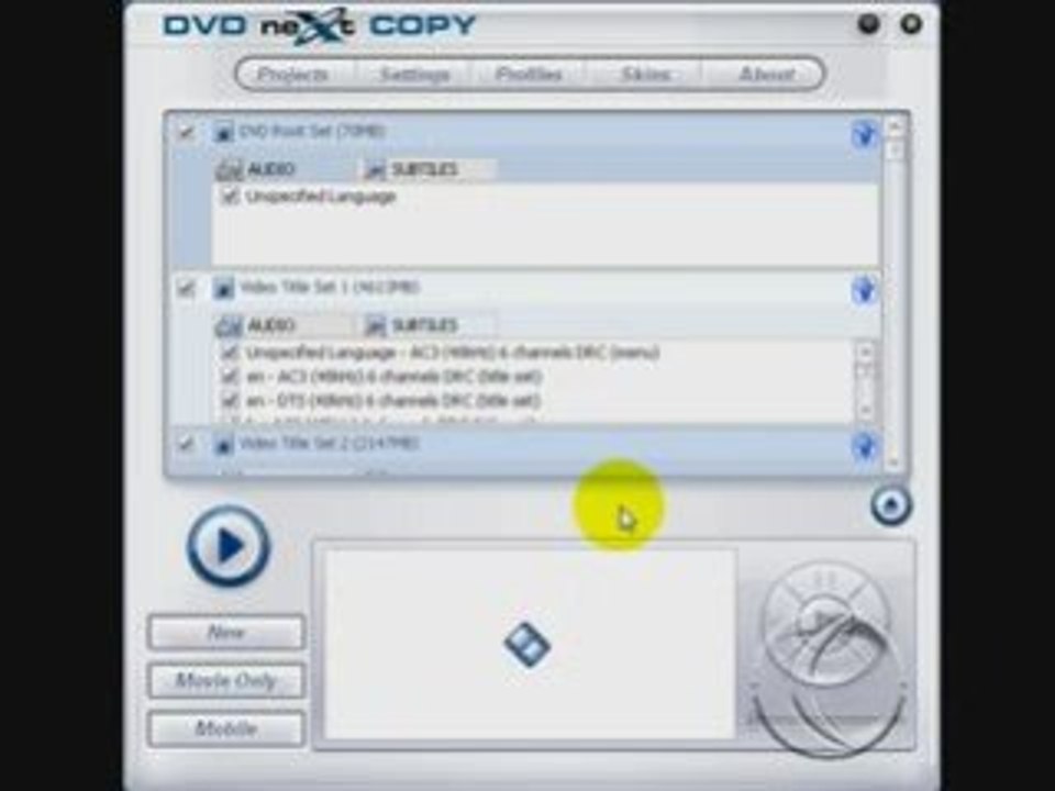 Copying DVD Movies With DVD neXt COPY Pro