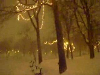 1er neige parc lafontaine a montreal