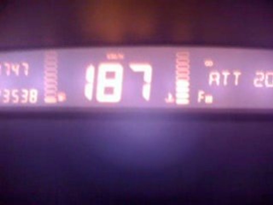 Espace 3L V6 GPL sur autoroute allemande