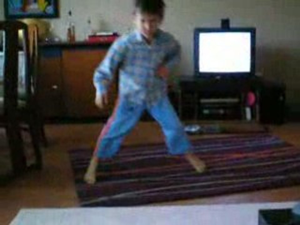 Dancing with Avatar's music.