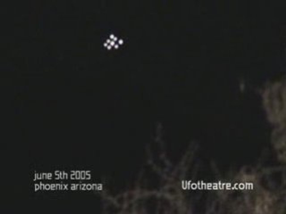 Ovni ufo en Phoenix en el 2005