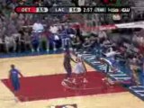 Tayshaun Prince Throws Down a Big Lefty Dunk