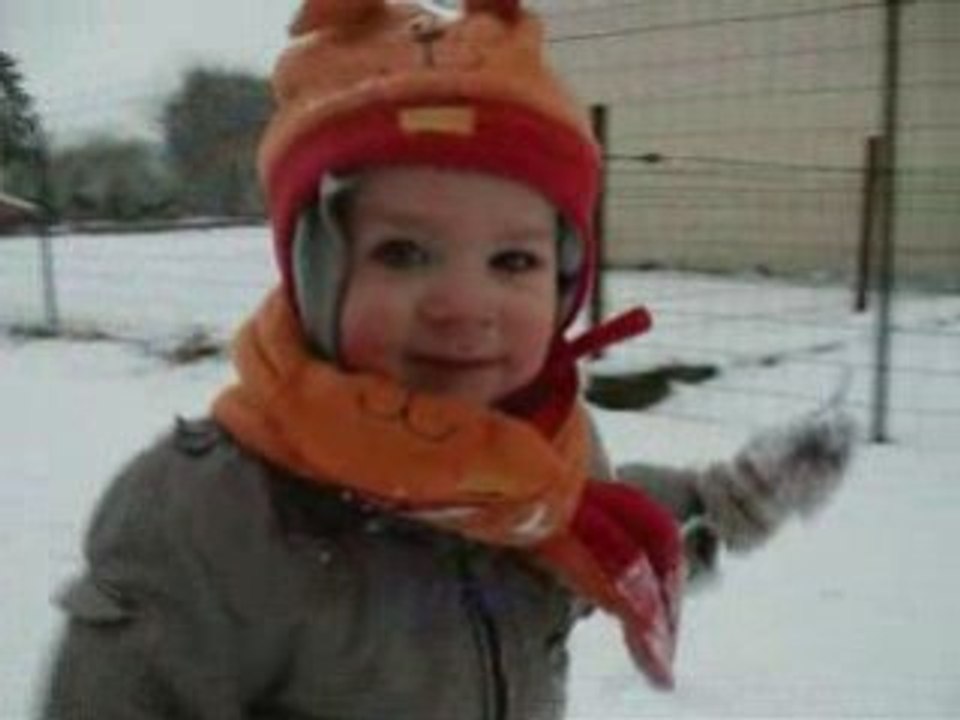 Maël et la neige
