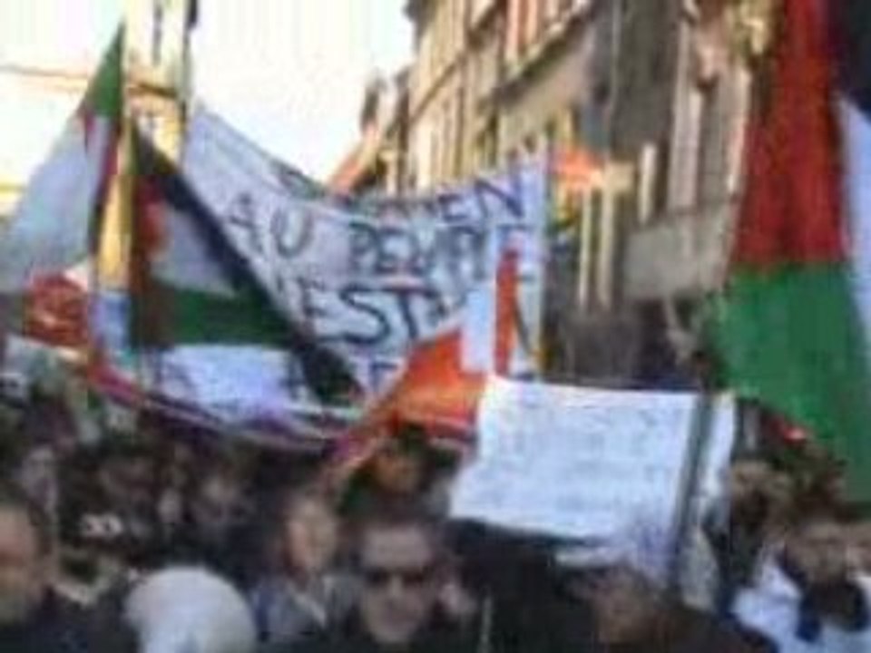 tinghir Manifestation palestinien à Metz 2/3