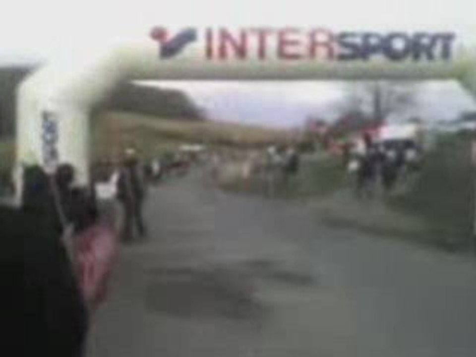 Arrivée 3ème place Espoir Roquelaure Cyclo-Cross