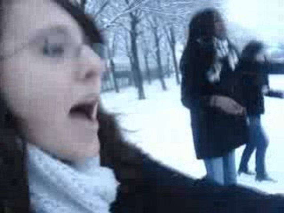 Ridge, Marine, LauLau, Matthieu et Takfa - Dans la neige