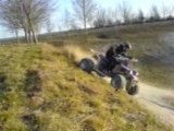 Quad Banshee 350 et 400 trx fourtrax dans le trou