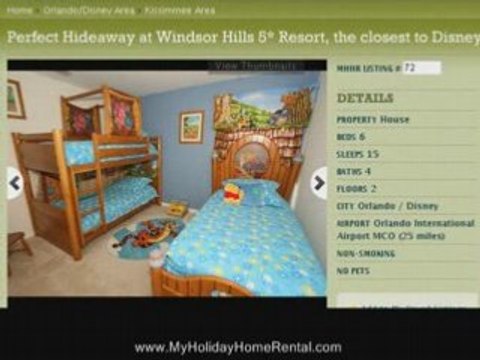 Orlando vacation homes, Orlando vacation rentals, disney