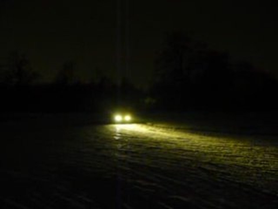 ça glisse au bois .....