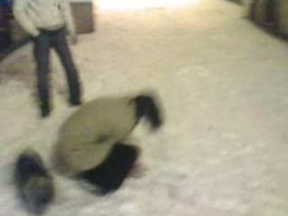 Bebinou et gg dans la neige 050109