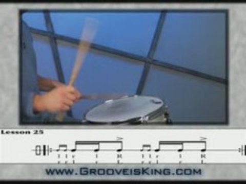 Lesson 25 - Drum Rudiment - Play Drums - Drum Lessons