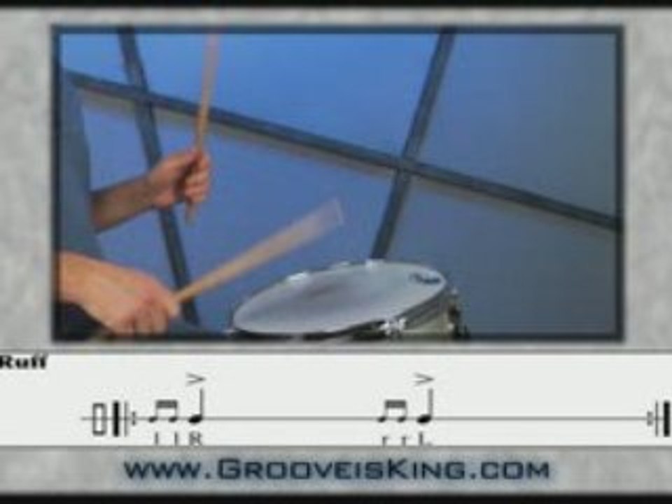 Ruff - Drum Rudiment - Play Drums - Drum Lessons