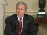 President Bush blames Hamas for fresh violence