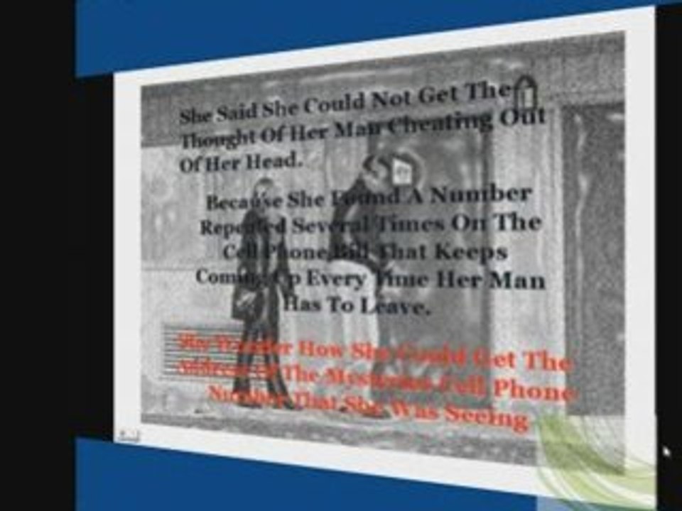 Cheating Husband Get's Caught Cellular Phone Number Search