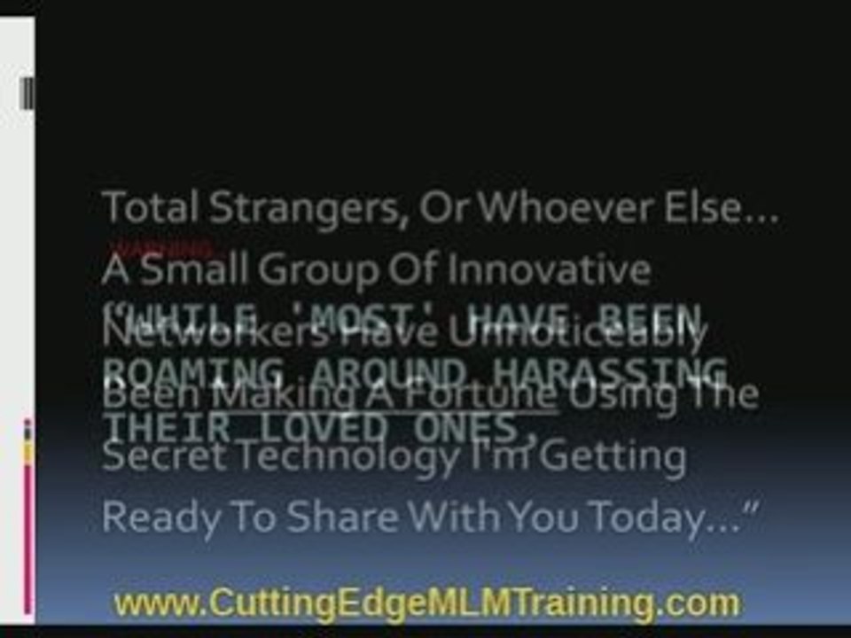 Network Marketing Training With All The Tools Provided