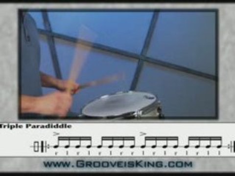 Triple Paradiddle- Drum Rudiment - Play Drums - Drum Lesson