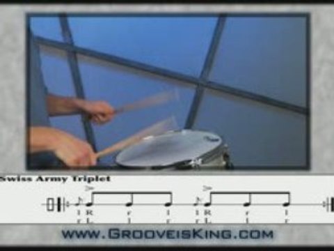Swiss Army Triplet - Drum Rudiment - Play Drums - Drum Lesso