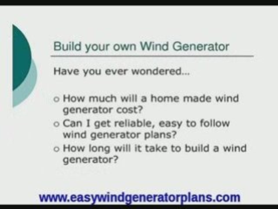 How to build a wind turbine and go green