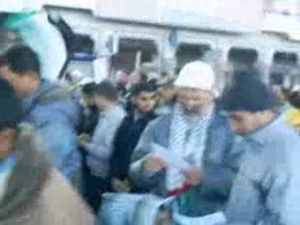 Manifestation pour GAZA à Rabat 04/01/09 N3