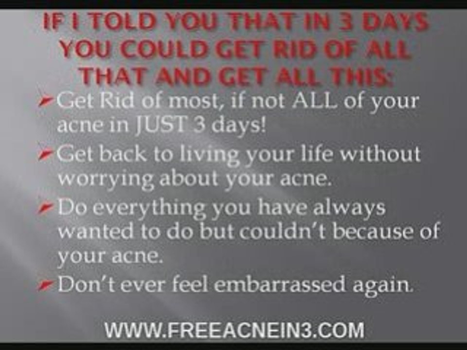 Natural Acne Cures-Best Acne Treatment