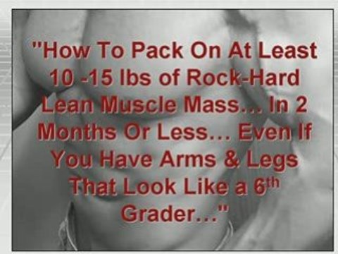 Get great pecs and amazing abs!Pack on the muscle!FREE Bonus