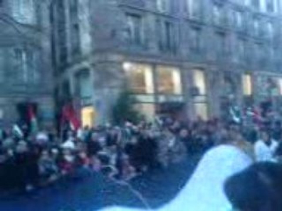 Manifestation Strasbourg pour nos frere a Gaza