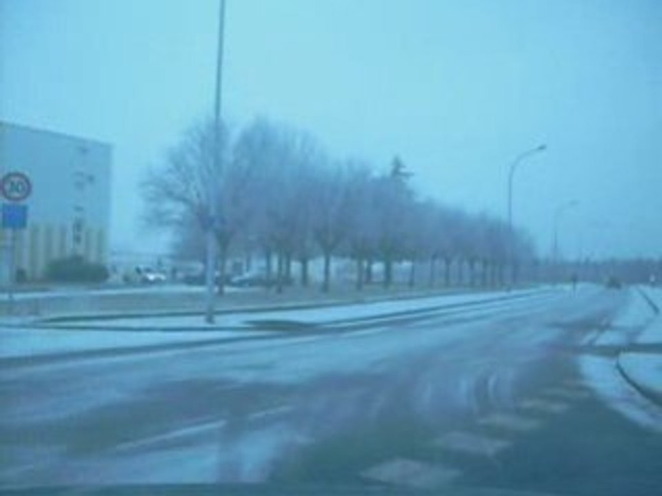 405 dans la neige