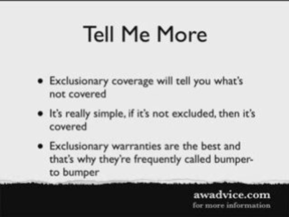 Vehicle Warranty