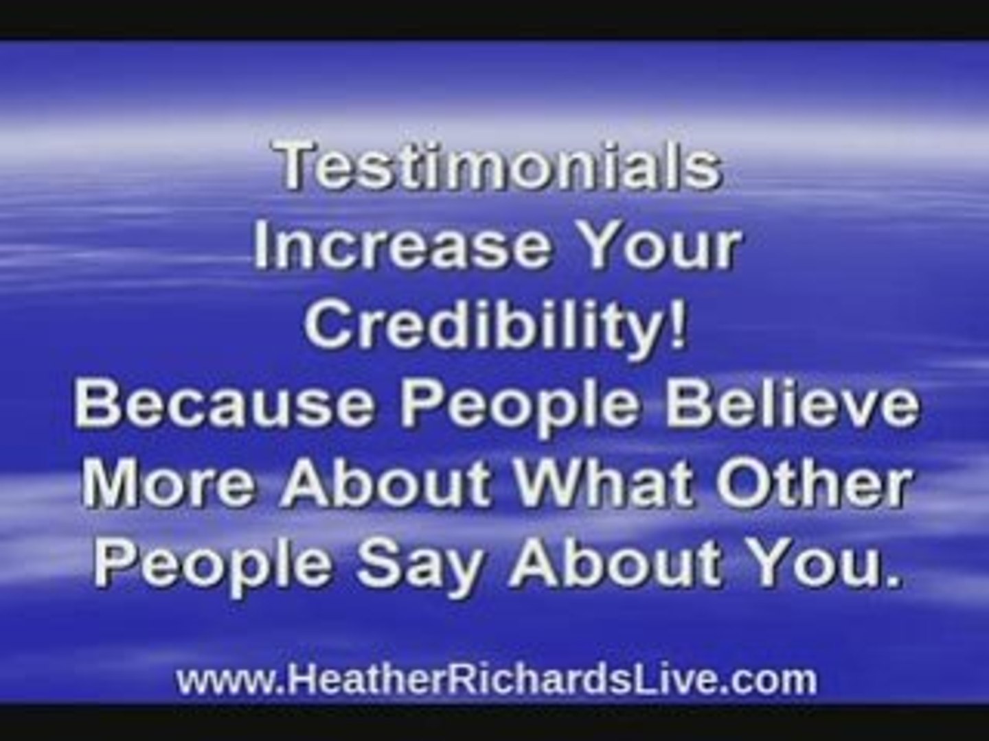 ⁣Long Time Business Owner Explains Why You Need Testimonials!