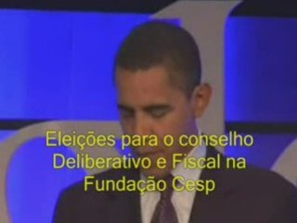 Fundação cesp Barak Obama
