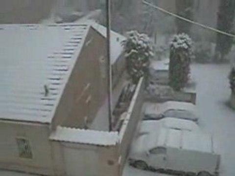 Marseille sous la neige