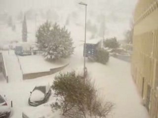 martigues sous la neige