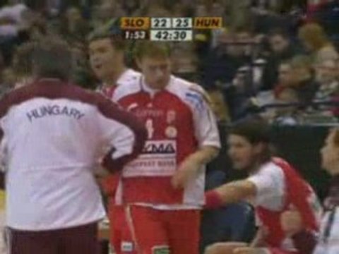 Resume Slovenie - Hongrie: Mondial de Handball 2007