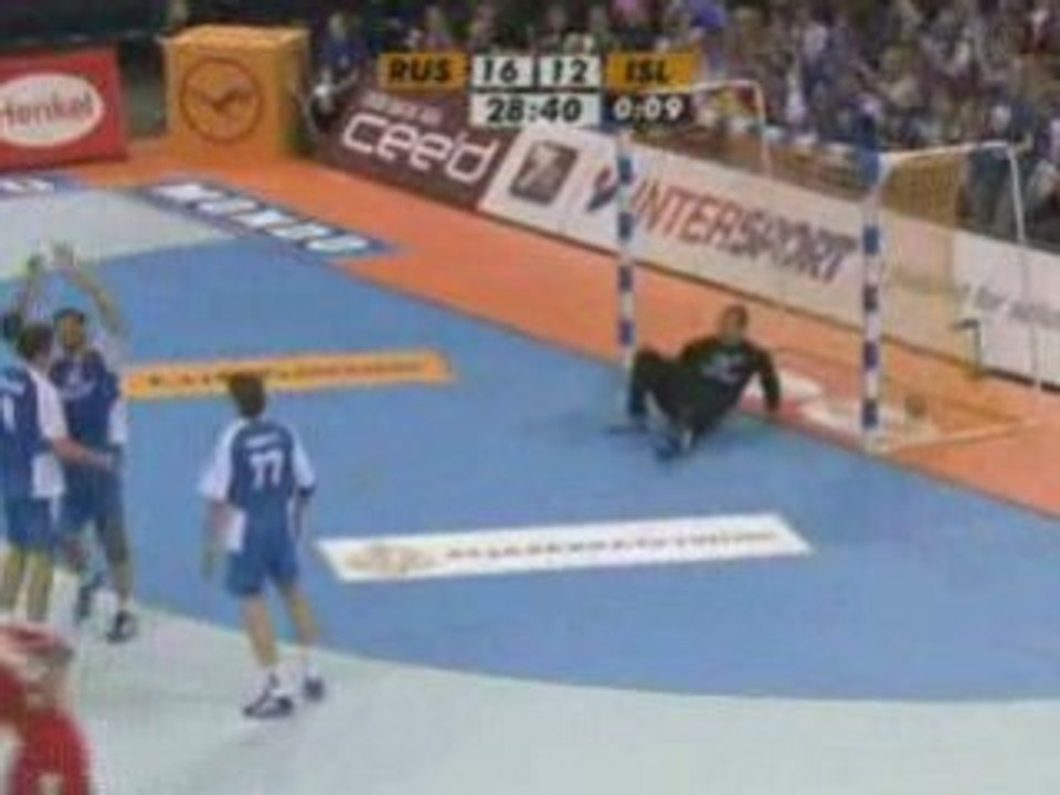 Resume Russie - Islande: Mondial de Handball 2007