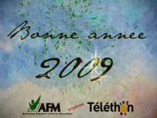 L'AFM vous souhaite une bonne année 2009