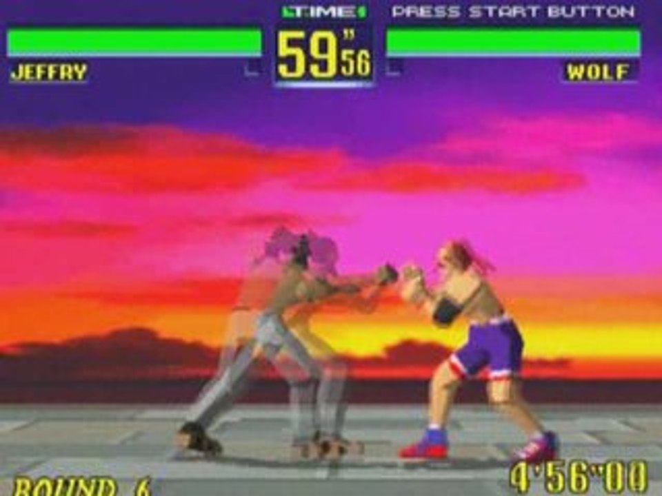 Vidéotest Virtua Fighter ( Saturn )