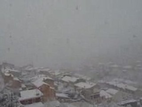 Marseille sous la neige Roucas Blanc