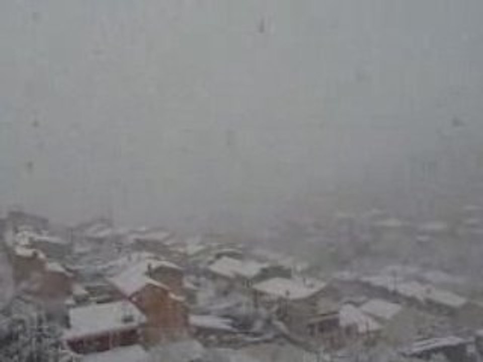 Marseille sous la neige Roucas Blanc