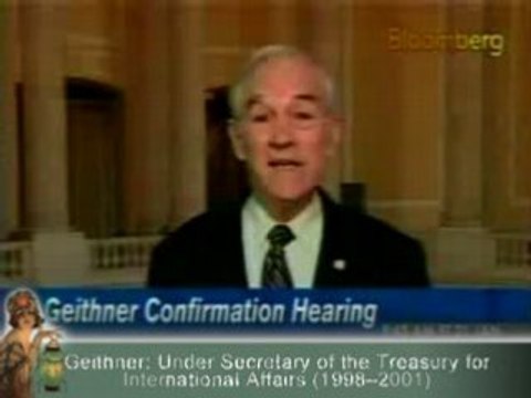 Ron Paul Discussing Geithner Nomination