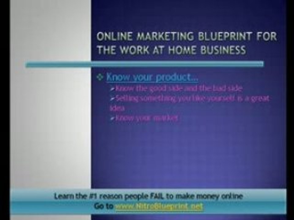 Online Marketing Blueprint